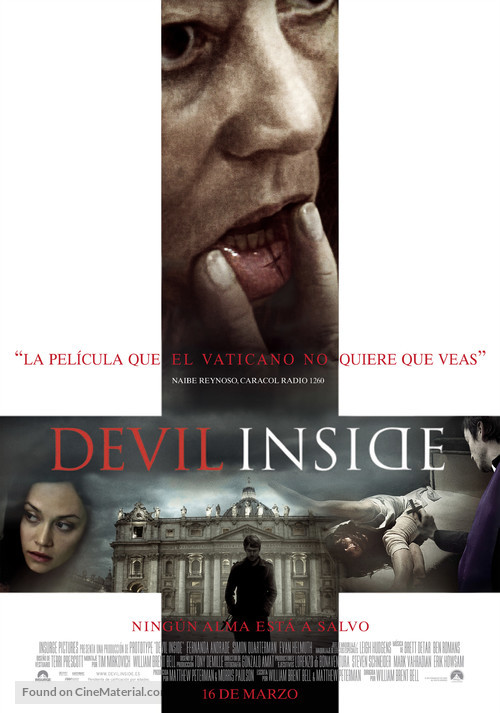 The Devil Inside - Spanish Movie Poster