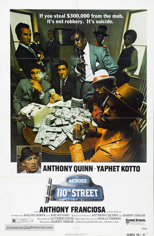 Across 110th Street - Movie Poster