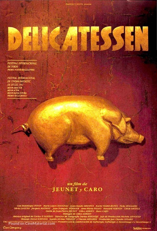 Delicatessen - Spanish Movie Poster