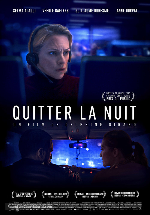 Quitter la nuit - Canadian Movie Poster