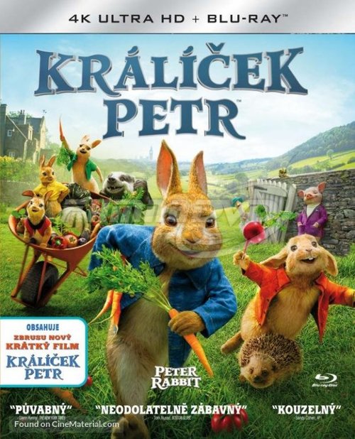 Peter Rabbit - Czech Blu-Ray movie cover