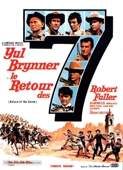 Return of the Seven - French Movie Poster
