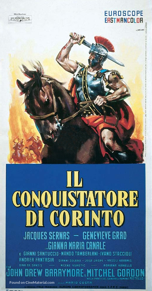 Il conquistatore di Corinto - Italian Movie Poster