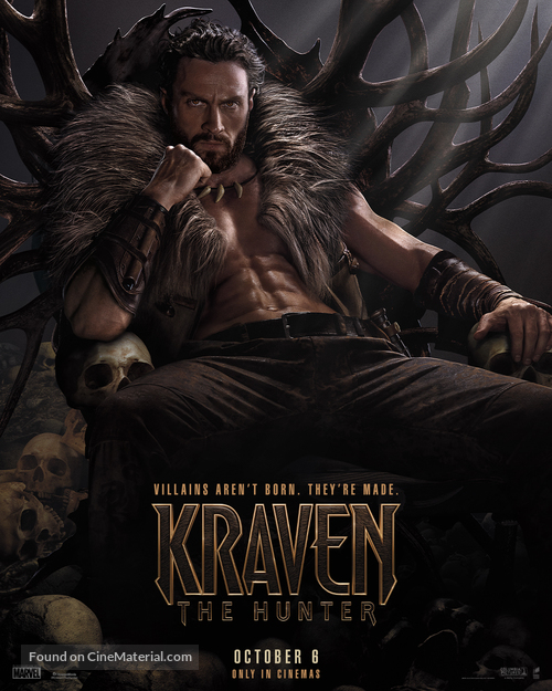 Kraven the Hunter - Irish Movie Poster