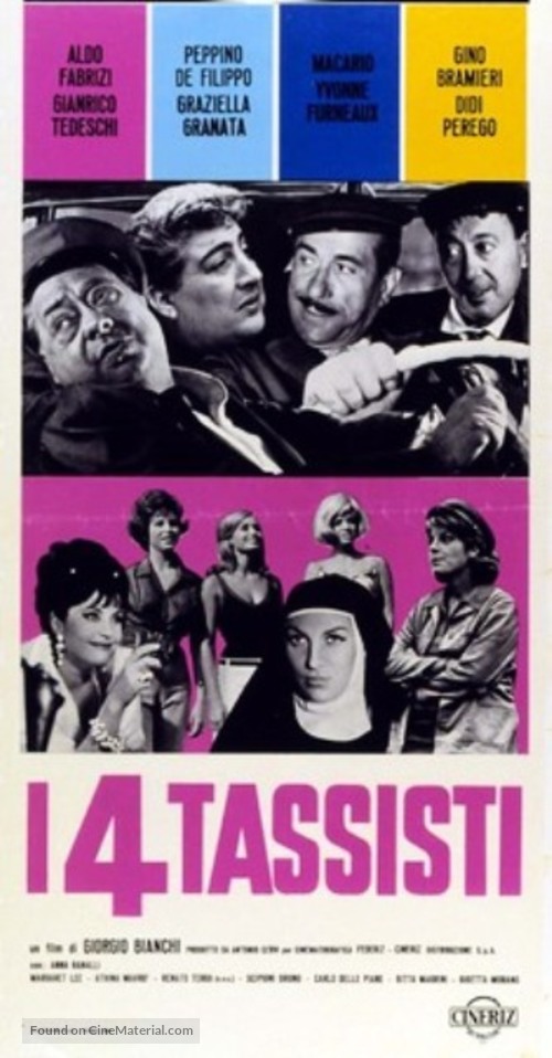 I quattro tassisti - Italian Movie Poster