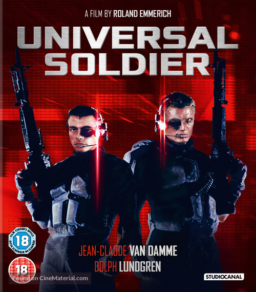 Universal Soldier - British Blu-Ray movie cover
