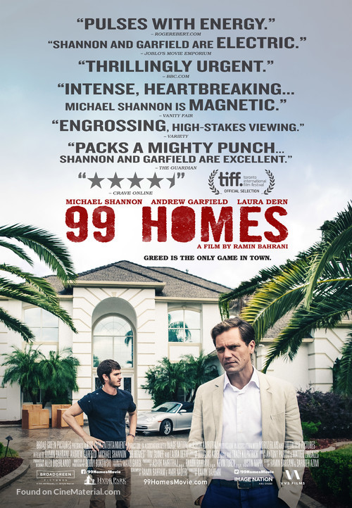 99 Homes - Canadian Movie Poster
