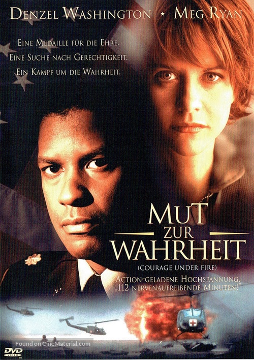Courage Under Fire - German DVD movie cover