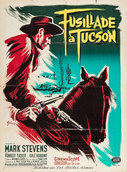 Gunsmoke in Tucson - French Movie Poster