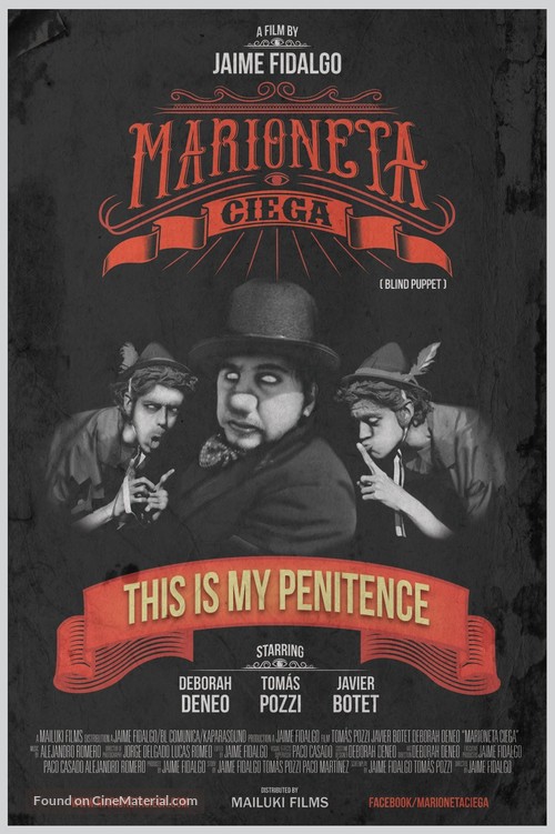 Marioneta ciega - Mexican Movie Poster