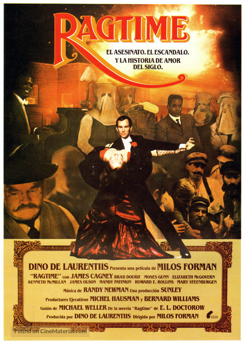 Ragtime - Spanish Movie Poster