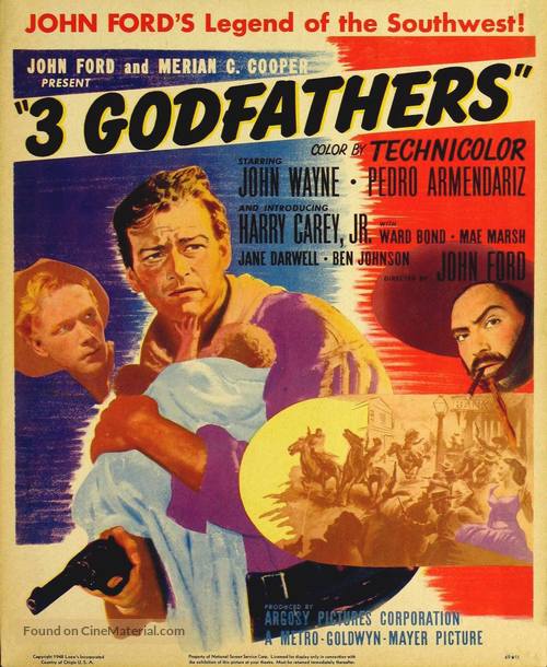 3 Godfathers - Movie Poster