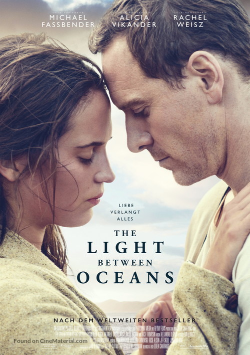 The Light Between Oceans - German Movie Poster