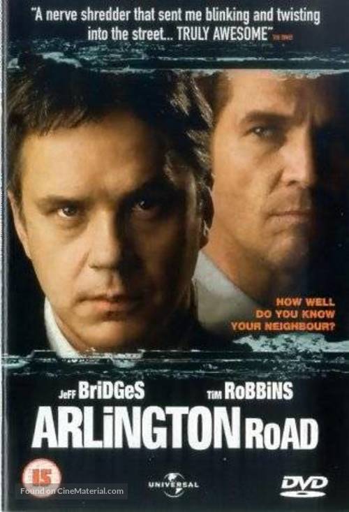 Arlington Road - British DVD movie cover