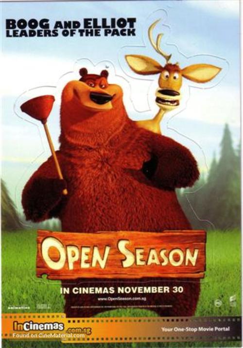 Open Season - Singaporean Advance movie poster