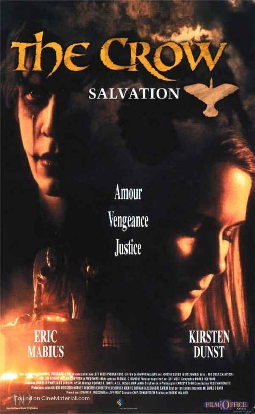 The Crow: Salvation - French VHS movie cover