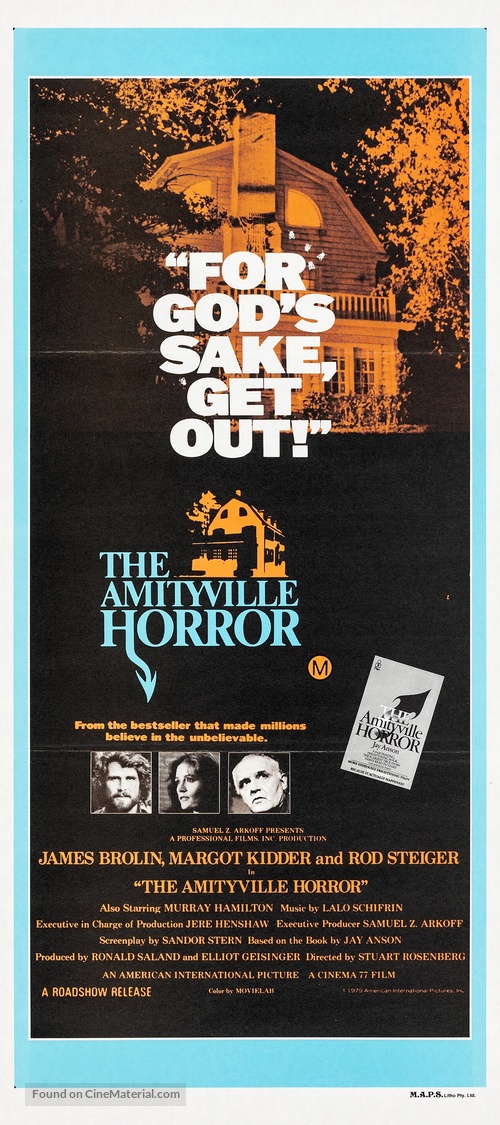The Amityville Horror - Australian Movie Poster