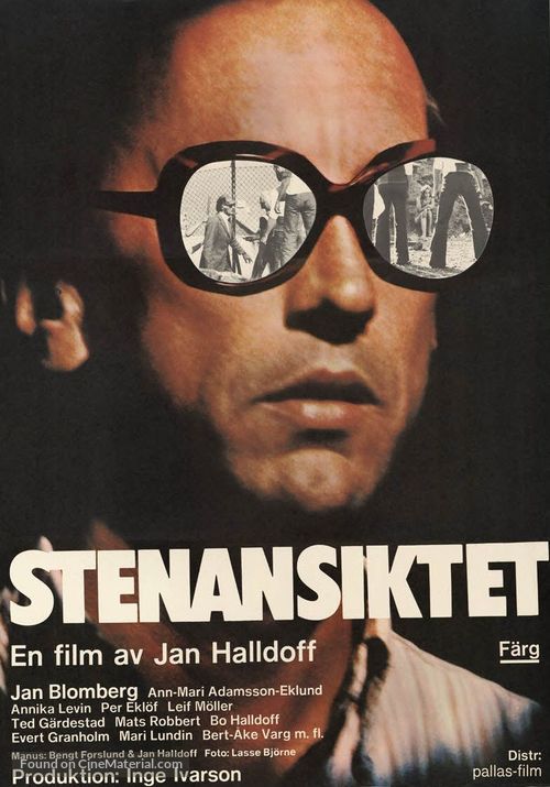 Stenansiktet - Swedish Movie Poster