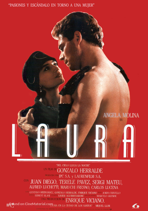 Laura, del cielo llega la noche - Spanish Movie Poster