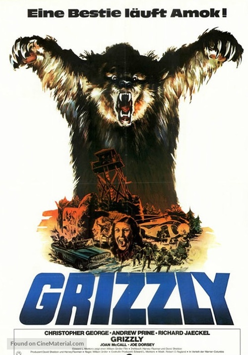 Grizzly - German Movie Poster