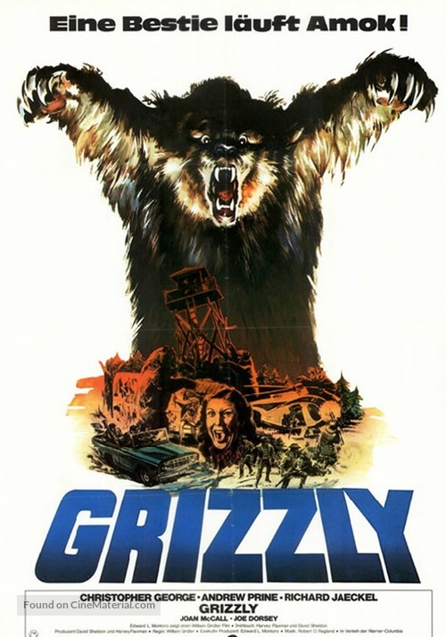 Grizzly - German Movie Poster
