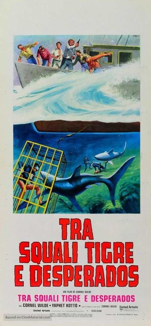 Sharks&#039; Treasure - Italian Movie Poster