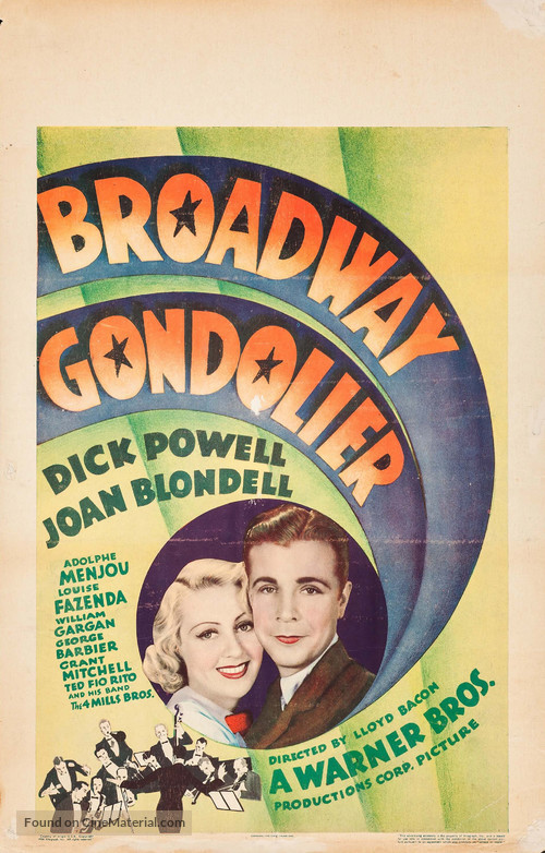 Broadway Gondolier - Movie Poster
