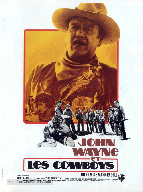 The Cowboys - French Movie Poster