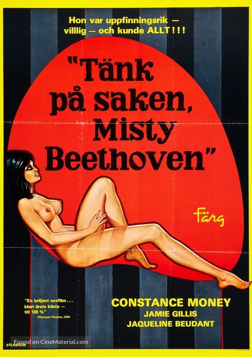 The Opening of Misty Beethoven - Swedish Movie Poster