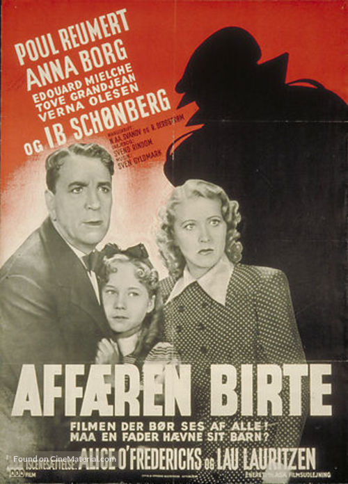 Aff&aelig;ren Birte - Danish Movie Poster