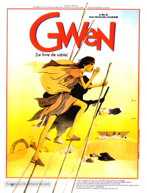 Gwen, le livre de sable - French Movie Poster