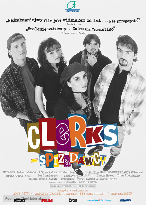 Clerks. - Polish Movie Poster