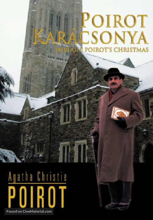 &quot;Poirot&quot; Hercule Poirot&#039;s Christmas - Hungarian Movie Cover