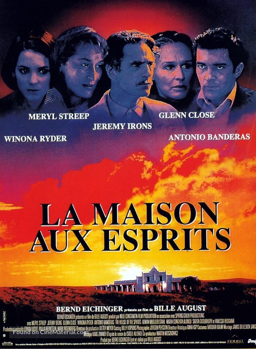 The House of the Spirits - French Movie Poster