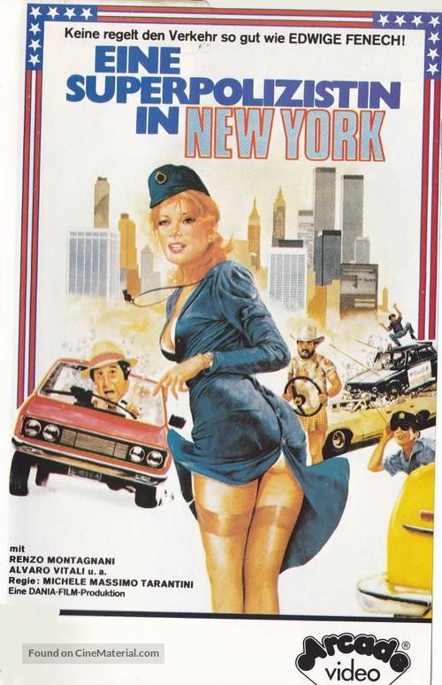 La poliziotta a New York - German DVD movie cover