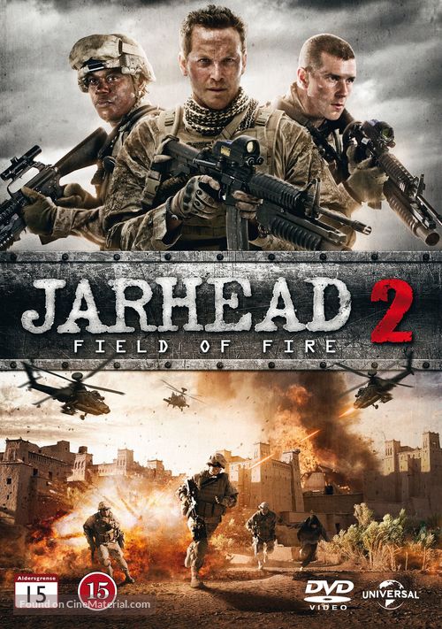 Jarhead 2: Field of Fire - Danish DVD movie cover