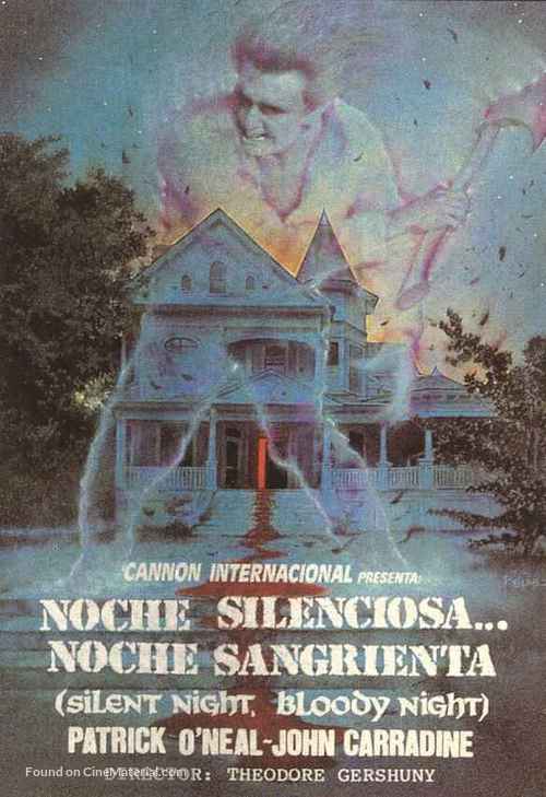 Silent Night, Bloody Night - Spanish Movie Poster
