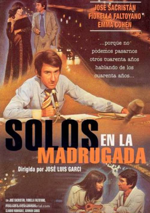 Solos en la madrugada - Spanish Movie Poster