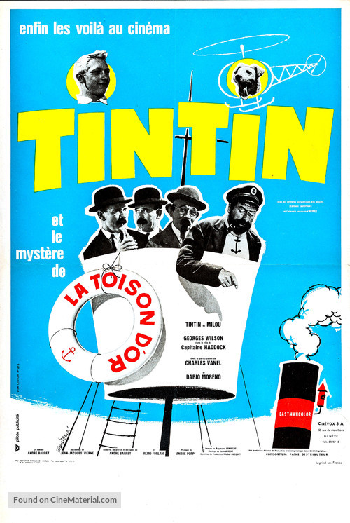 Tintin et le myst&egrave;re de la toison d&#039;or - French Movie Poster