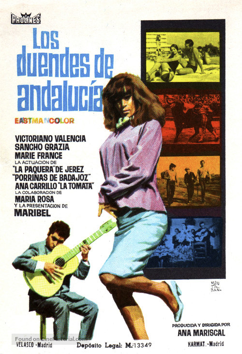 Los duendes de Andaluc&iacute;a - Spanish Movie Poster