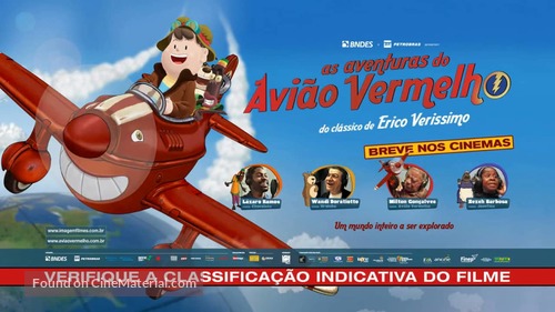 As Aventuras do Avi&atilde;o Vermelho - Brazilian Movie Poster