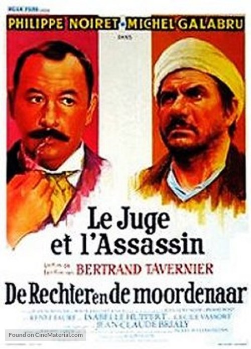 Juge et l&#039;assassin, Le - Belgian Movie Poster