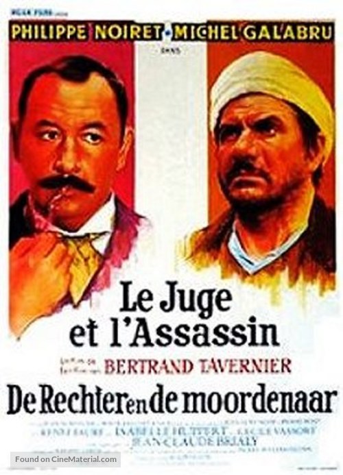 Le juge et l&#039;assassin - Belgian Movie Poster