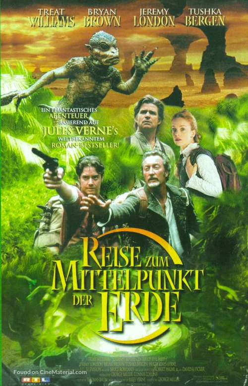 Journey to the Center of the Earth - German Movie Cover
