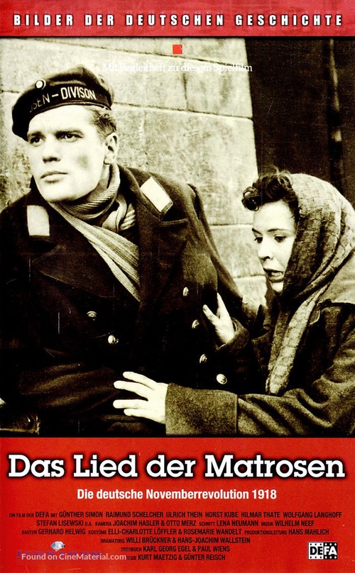Das Lied der Matrosen - German VHS movie cover