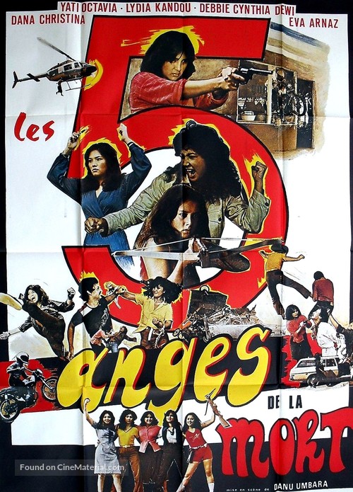 5 cewek jagoan - French Movie Poster