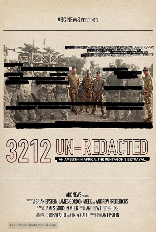 3212 Un-redacted - Movie Poster