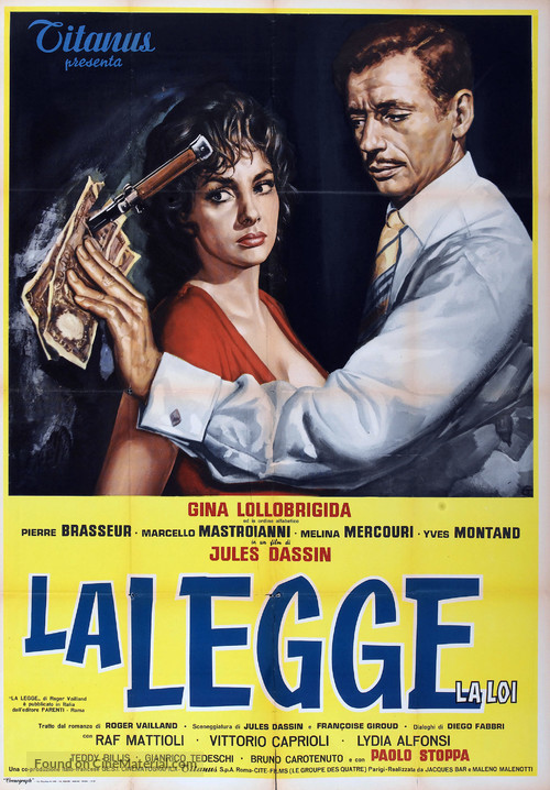 La legge - Italian Movie Poster