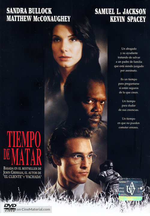 A Time to Kill - Argentinian DVD movie cover