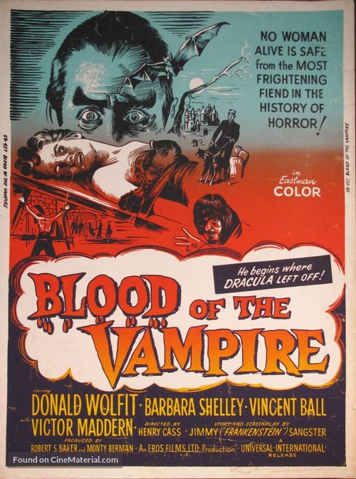 Blood of the Vampire - Movie Poster